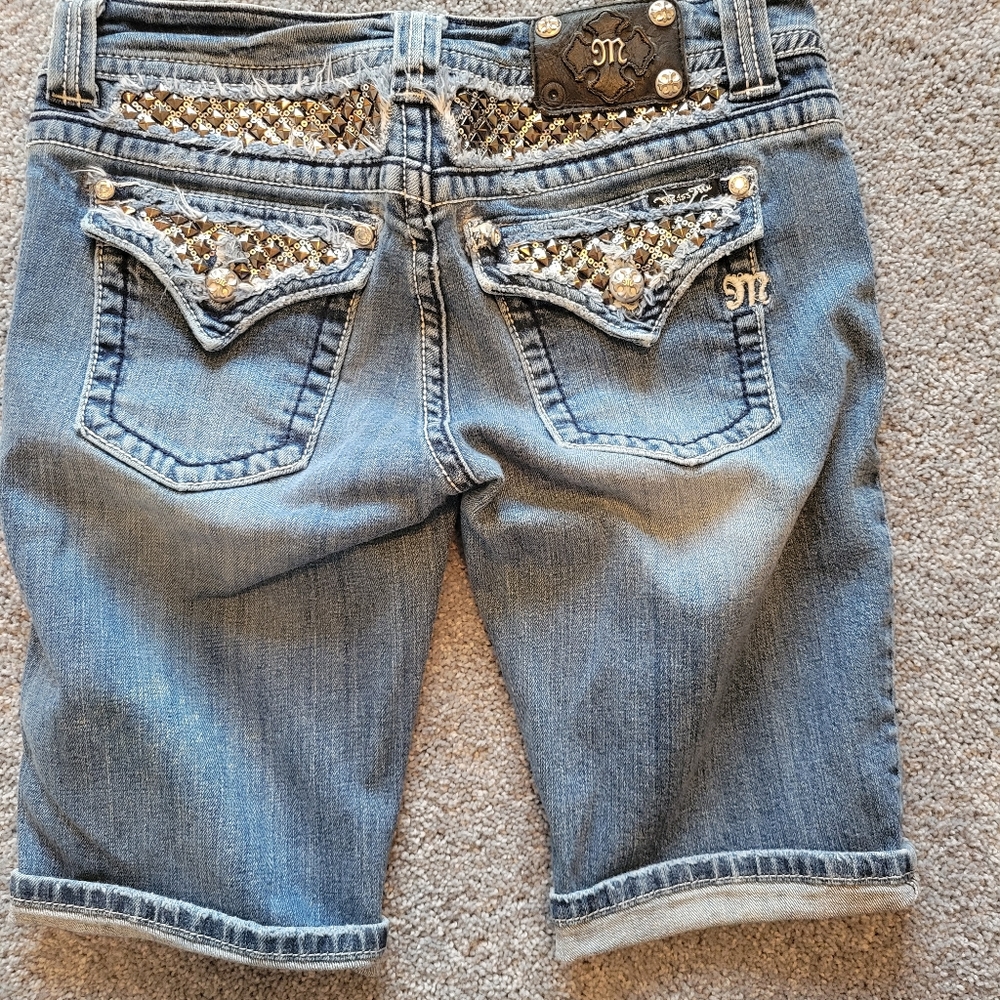 Miss Me Jeans Size 30 Bermuda Shorts